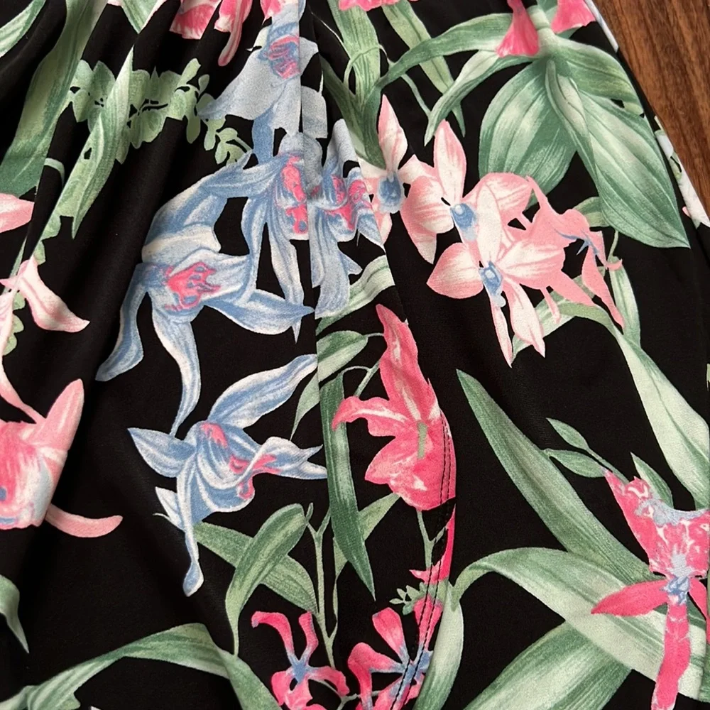 Tommy Bahama Clara Orchid Isle Faux Wrap Dress - Picture 9 of 12